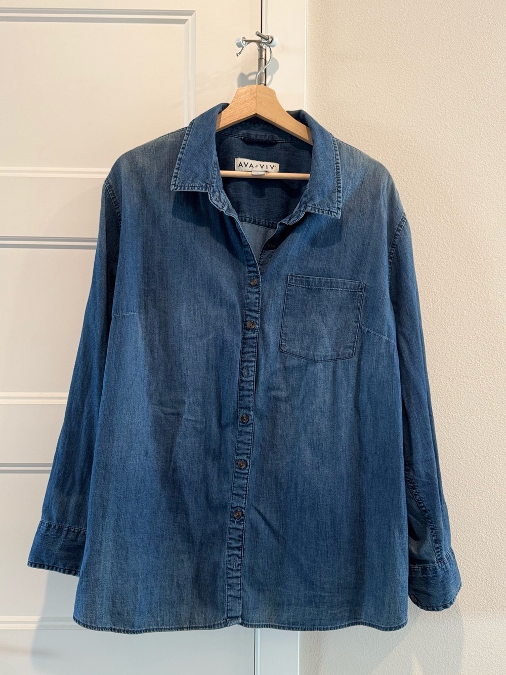 Medium Blue Denim Shirt
